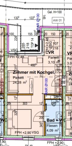 Sonnige Wohnung mit Sonnenbalkon, inkl. Küche- Nähe Badner Bahn und Bhf. Mödling - Photo 3