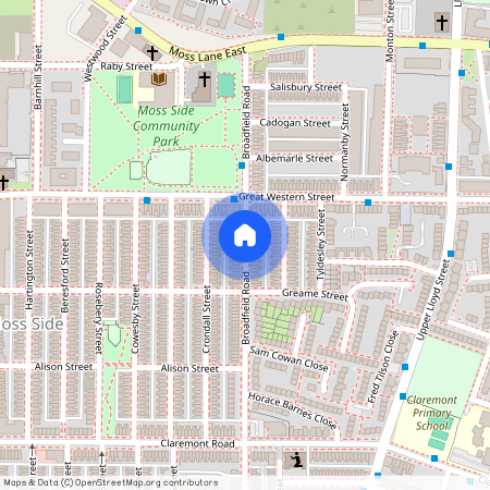 Broadfield Road (Room 1), Rusholme, Manchester, M14