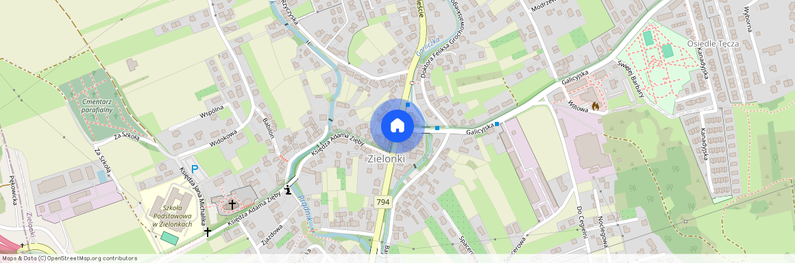 ul. Krakowskie Przedmieście, Zielonki, Zielonki, krakowski, małopolskie