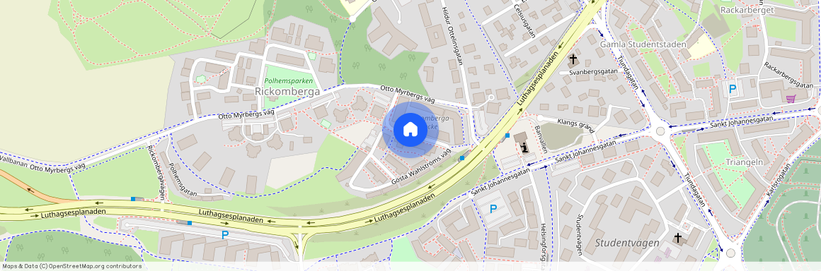 Gösta Wahlströms väg, Uppsala