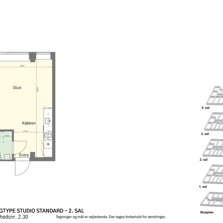 UNIKKE & RÅ STUDIOS PÅ AMAGERBRO MED FITNESS, TAGTERRASSE OG MEGET MERE! - Foto 1