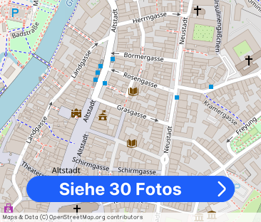 2 1/2-Zimmer-Dach-Wohnung mit zwei darüberliegenden Hobbyräumen und... - Foto 1