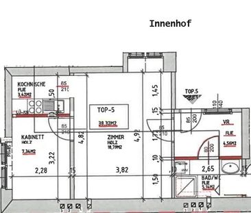 Ruhige Singlewohnung im Erdgeschoss Nähe Naschmarkt I unbefristet - Photo 3
