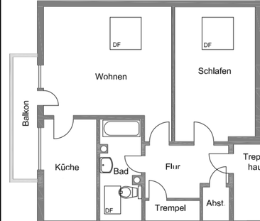 Schöne 2 Zimmer Dachgeschosswohnung in Letmathe-Oestrich - Foto 1