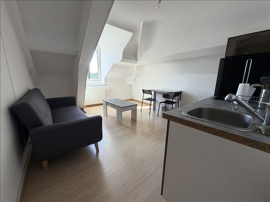 2 pièces - Meublé - 28,08 m² - 3ème étage - Colocation non autorisée - Photo 1