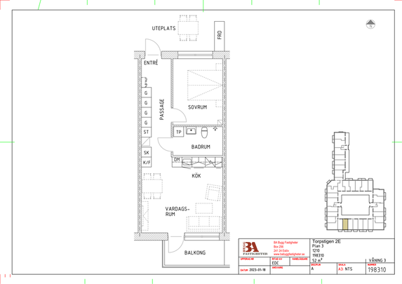 Torpstigen 2E, Eslöv Centrum - Foto 1