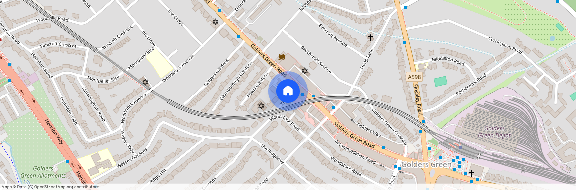 St Michaels Court, The Riding, Golders Green, Barnet, London