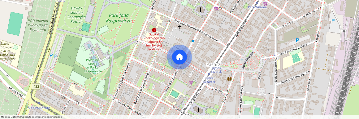 ul. Emilii Sczanieckiej, Łazarz, Grunwald, Poznań, wielkopolskie