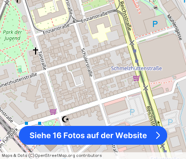 Große 2-Raumwohnung mit Einbauküche - Foto 1