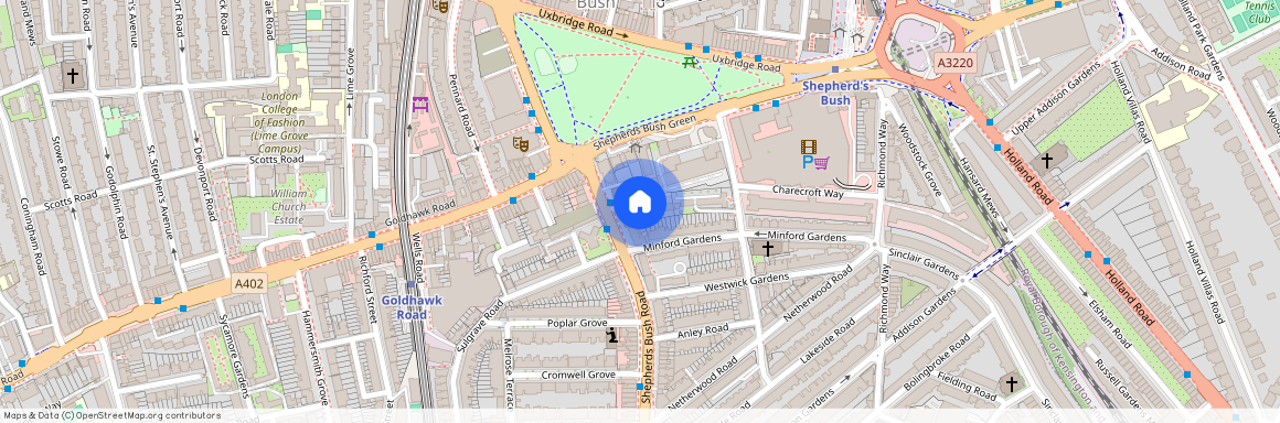 The Grampians, Shepherds Bush Road, Brook Green, London, W6