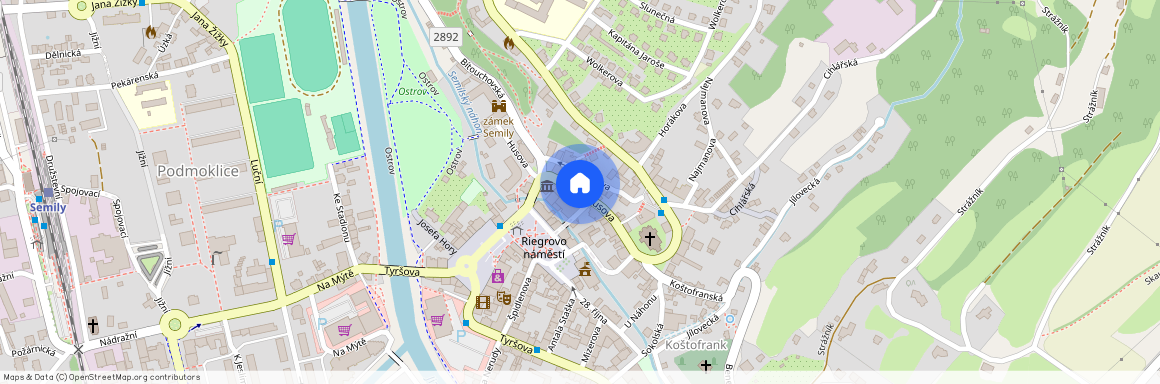 Husova, Semily