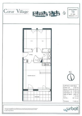 ESCALQUENS / Location Appartement 3 Pièces 64 m² - Photo 1