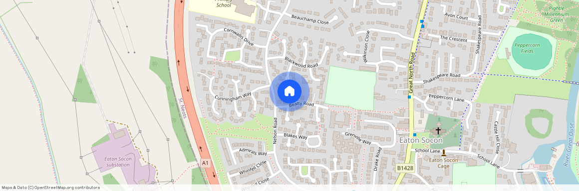 Byng Close, Eaton Socon, PE19