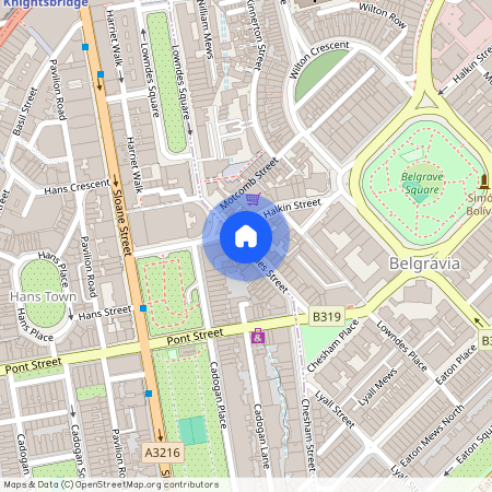 Lowndes Street, Belgravia, London, SW1X