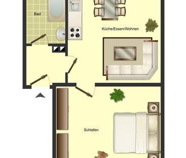 Gemütliche Etagenwohnung in Bergkamen. - Foto 1