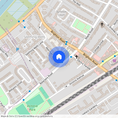 2 Bedroom house to rent in Akerman Road, Surbiton KT6