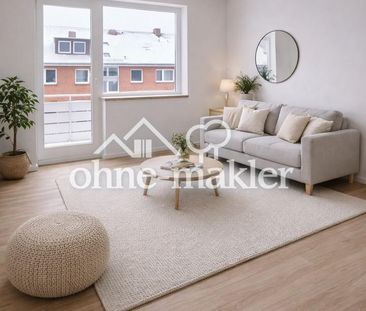Moderne, helle 1-Zimmer-Wohnung mit Balkon & neuer Einbauküche – Ru... - Foto 1