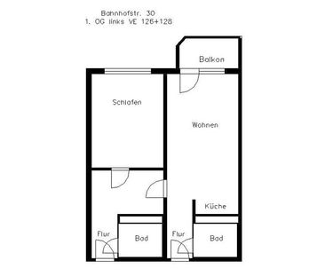 2-Raum-Wohnung in der City - Photo 4