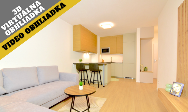 Úplne nový 2-izbový byt s balkónom, klimatizáciou, pivnicou a parkovacím miestom v Nitre – Mlynárce - Fotografia 1