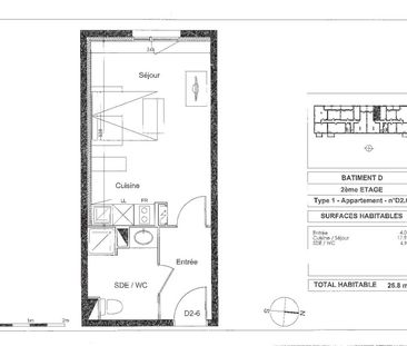 Location Appartement 1 pièce 26m² LAUNAGUET 31140 - Photo 2