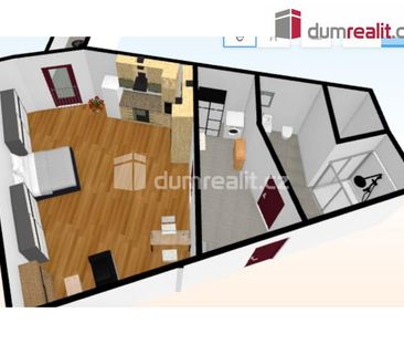 Pronájem bytu 1+kk 34 m2 - Фото 4