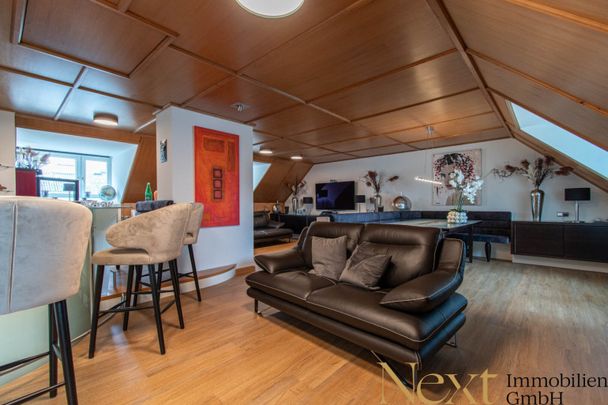 Außergewöhnliches, nahezu vollmöbliertes Einfamilienhaus mit Pool und Gartenidylle in Bestlage von Urfahr zu vermieten! - Foto 1