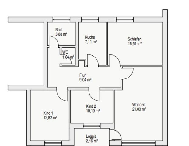 Hannover- 4 Zimmer Wohnung - Foto 1
