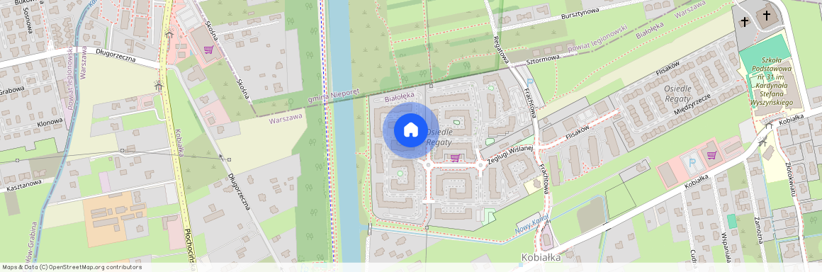 Warszawa, Białołęka, Żeglugi, Wiślanej