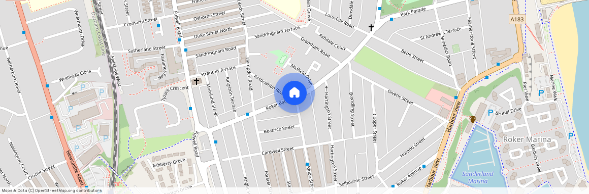 Roker Baths Road, Roker