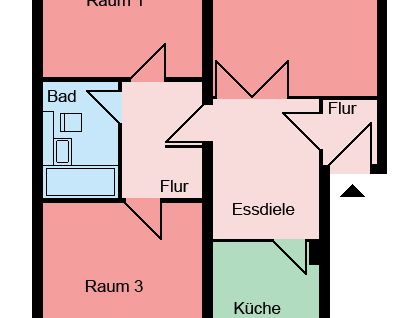 3-Zimmer-Wohnung in Unna Königsborn - Photo 1