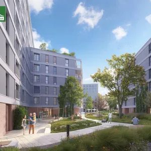 Exklusive 3-Zimmer-Wohnung im "Village im Dritten" - Balkon, urbaner Lifestyle & Naherholung vor der Haustüre - Foto 3