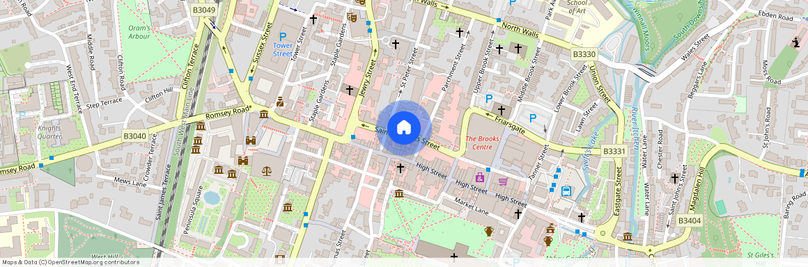 St. Georges Street, Winchester, Hampshire, SO23