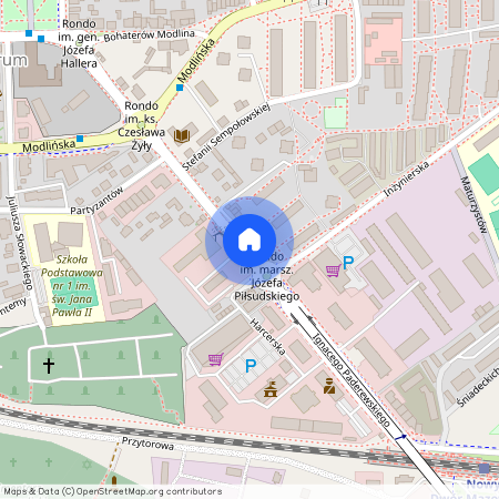 ul. Ignacego Paderewskiego, Nowy Dwór Mazowiecki, nowodworski, mazowieckie