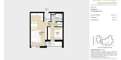 2-Zimmer-Neubauwohnung mit Loggia & Küche | 1210 Wien_T19 _EDMUND - Foto 3