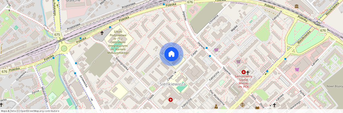 ul. Nowogródzka, Sienkiewicza, Białystok, podlaskie