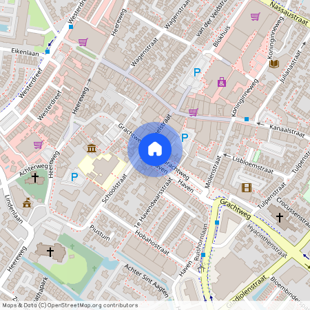 Het Vierkant, 2161 HL, Grachtweg, Lisse