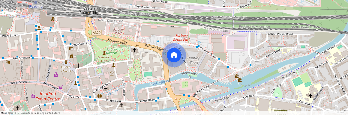 Joseph Huntley Walk, Reading, RG1