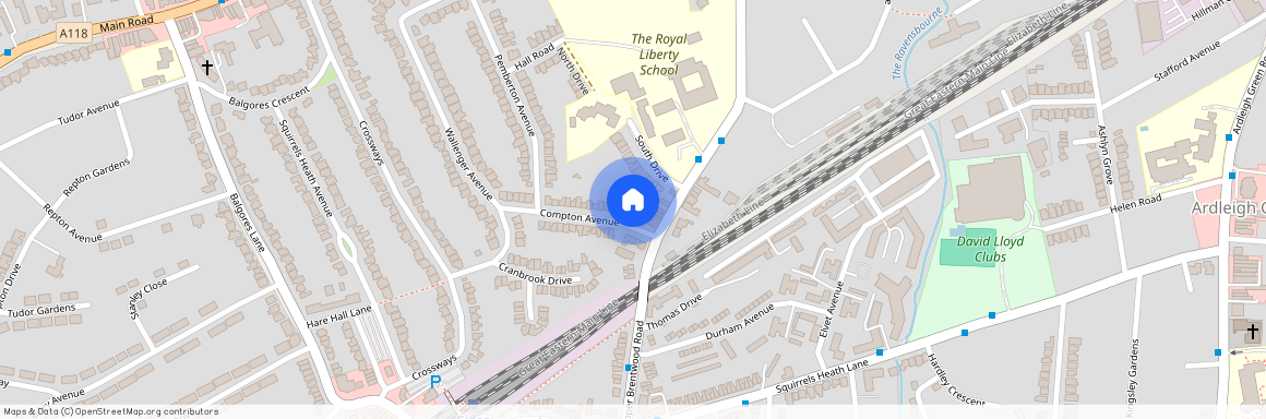 Compton Avenue, Gidea Park, RM2