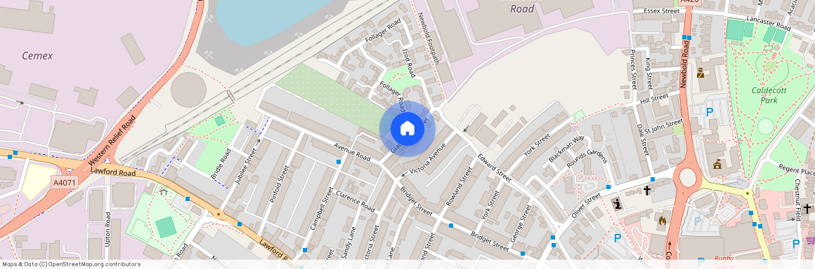 Gladstone Street, RUGBY