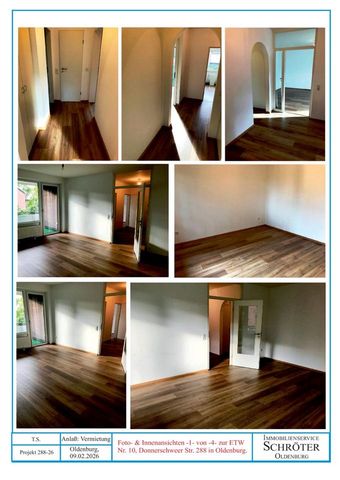 Gepflegte 3 - ZKB Balkonwohnung in Oldenburg - Donnerschwee - Foto 5