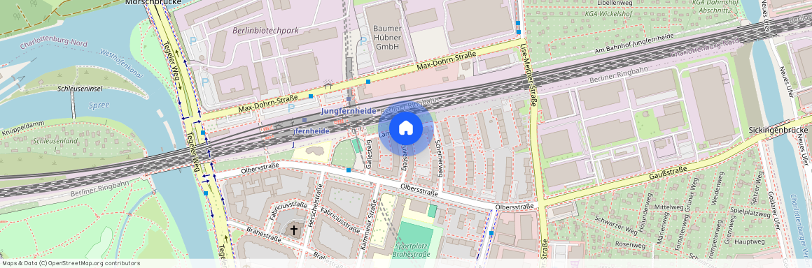 Struvesteig 14, 10589 Berlin OT Charlottenburg, Zur Karte