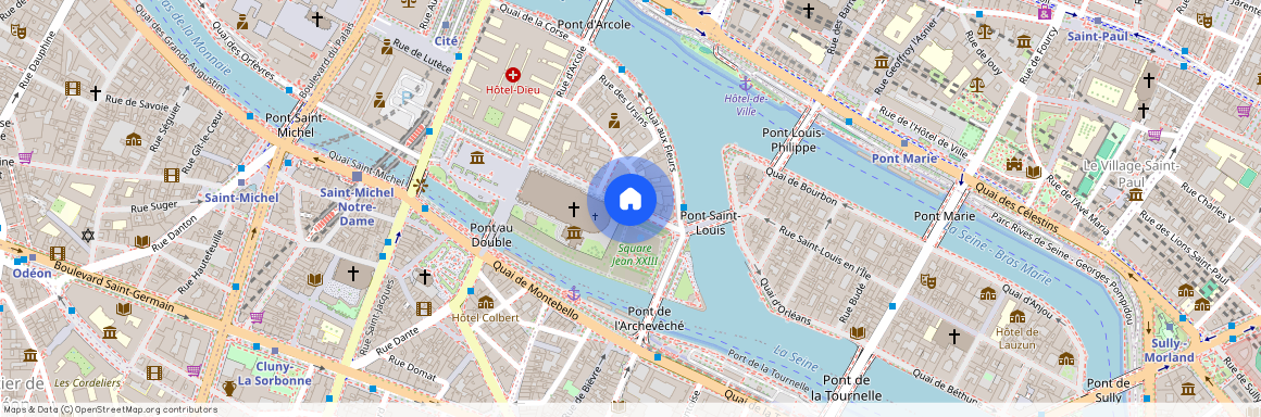 Rue du Cloitre Notre Dame et Rue Chanoinesse 75004 Paris (4e arrondissement)