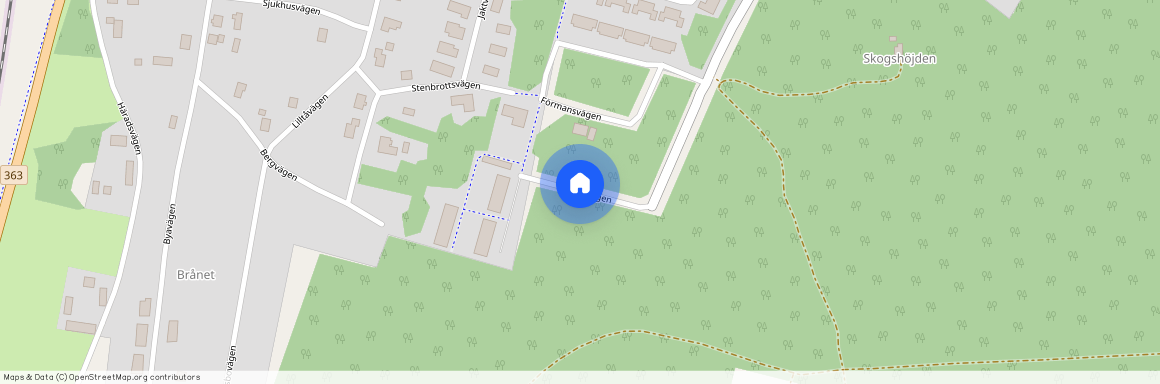 Hallonvägen, Vindeln