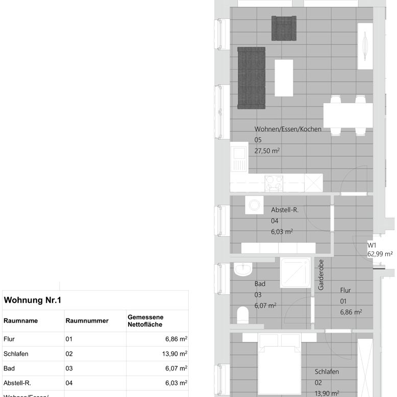 Neubauwohnung mit 2 Zimmern und Terrasse - Photo 1