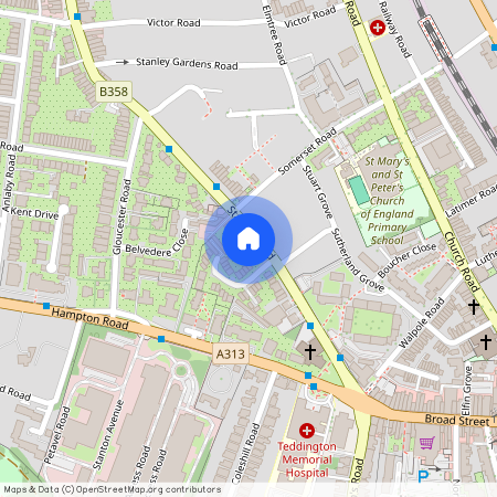 Stanley Road, Teddington, TW11, London