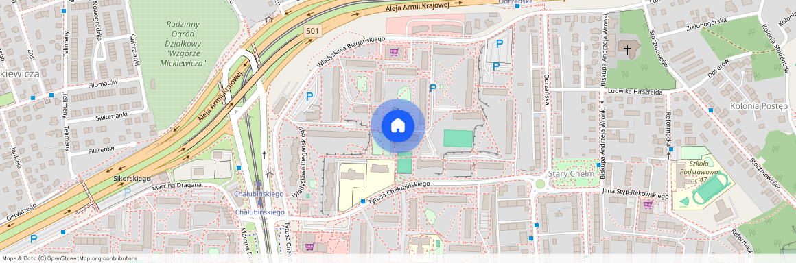 ul. Władysława Biegańskiego, Chełm, Gdańsk, pomorskie