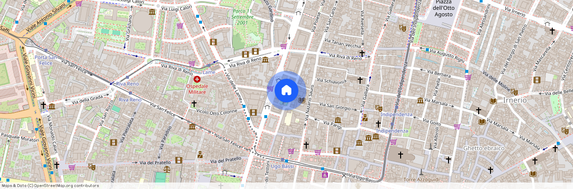 Via delle Casse, Bologna, Emilia-Romagna 40122