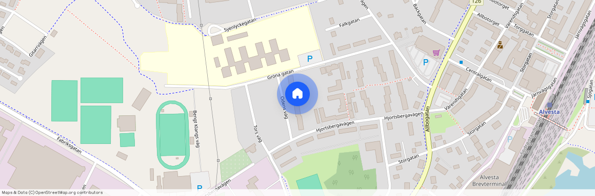 Alvesta Centrum, Kronoberg, Gröna Gatan 13 D