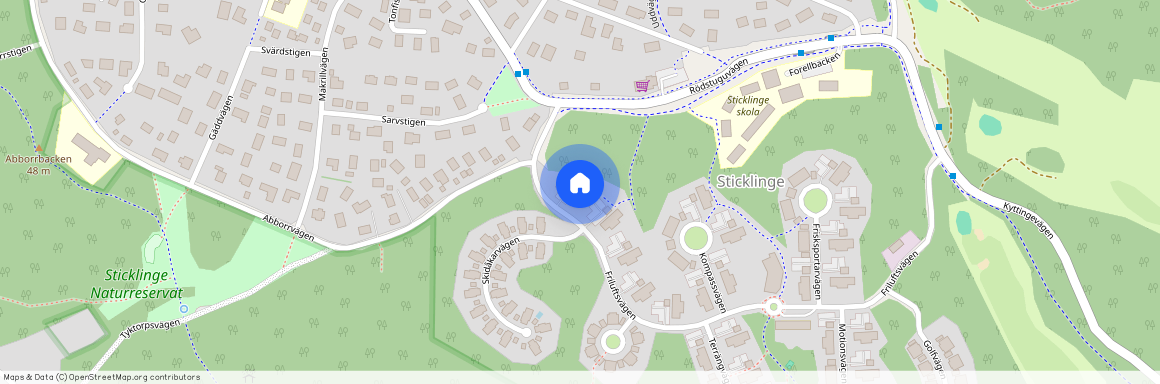 Lidingö, Sticklinge udde, Stockholm, Friluftsvägen 16