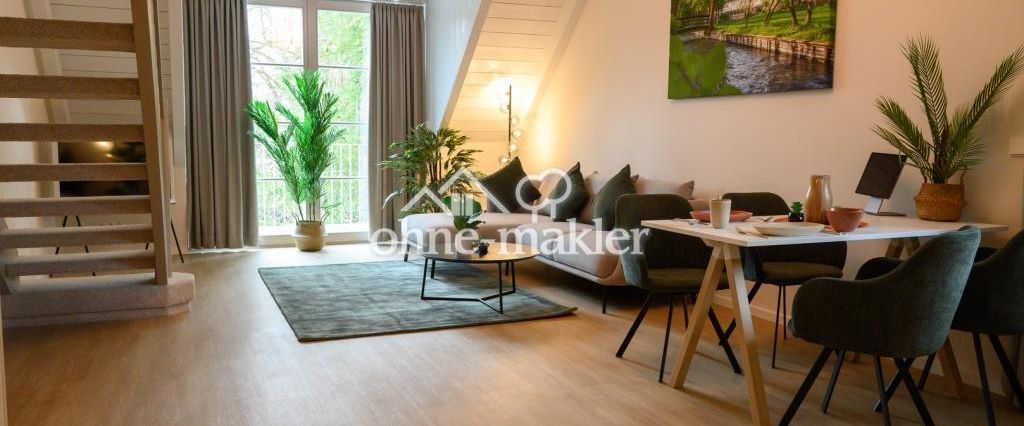 Möbliertes Wohnen im Grünen – 53 m² an der Würm mit Top-Anbindung | Superior Galerie Apartment - Foto 1